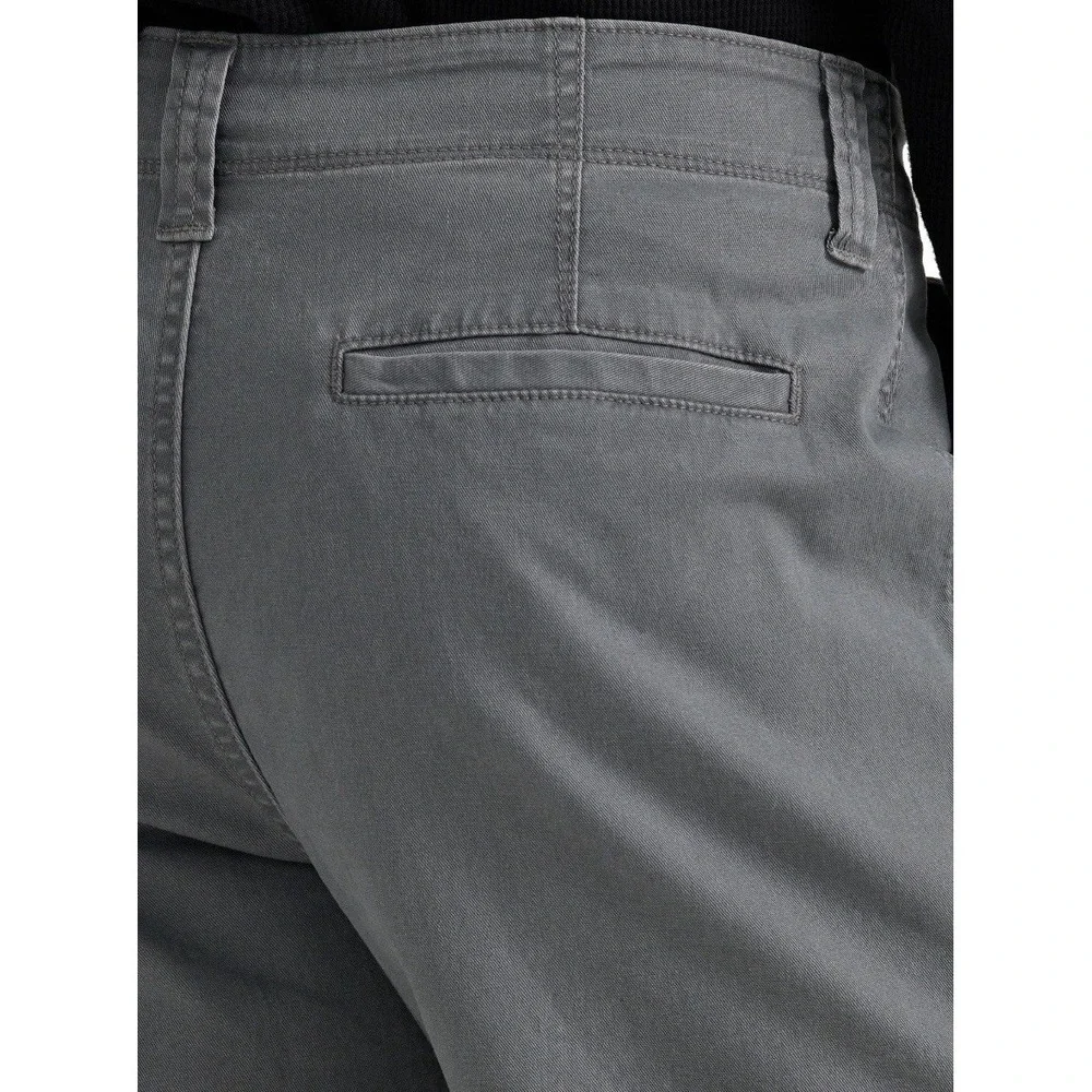 Wrangler Cargo Shorts Mens 48 Relaxed Fit Cotton Gray Outdoors Trail Casual NEW - Picture 5 of 16